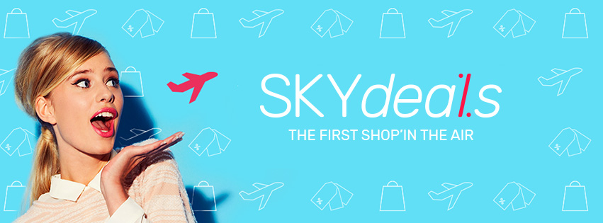 Skydeals la startup shopping en avion