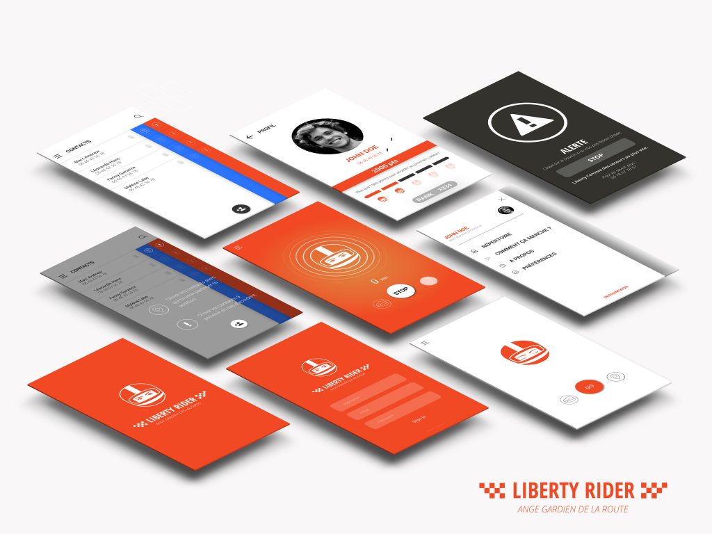 liberty ride startup application mobile moto