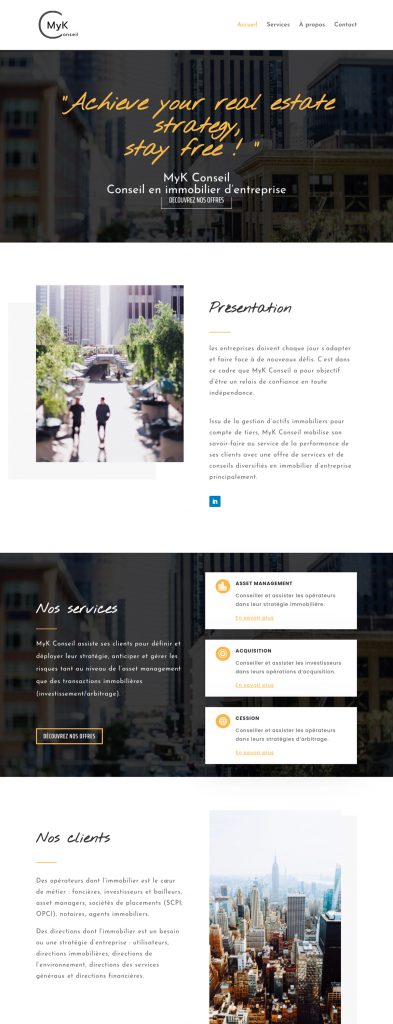 exemple site wordpress wydden formation